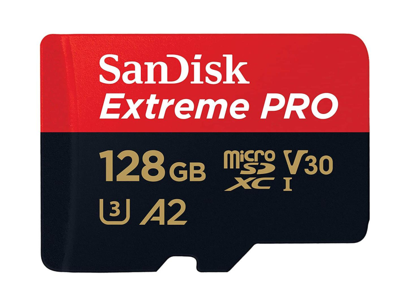 Sandisk 128GB microSDXC Extreme PRO 200MB/s A2 C10 V30 UHS-I U3